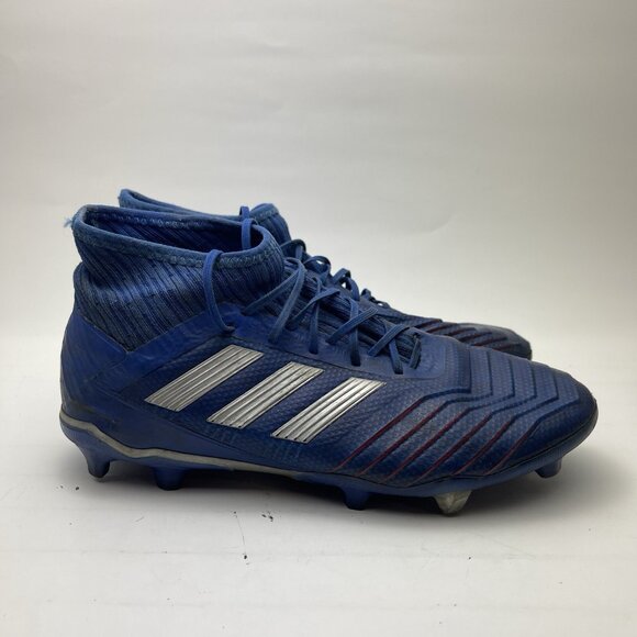 Adidas Predator 19.2 FG Men's Soccer Cleats BB8111 Size 7 US blue (read) - Picture 1 of 10
